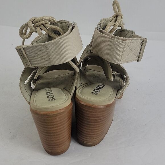 Sorel Nadia Suede Open-Toe Women's Sandals. - Picture 5 of 9